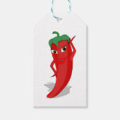 Étiquettes-cadeau Balise cadeau Red Hot Pepper Diva Fiesta (Devant)