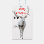 Étiquettes-cadeau Balise cadeau Reindeer (Dos)
