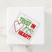 Étiquettes Cadeau Balise Cadeau religieux de Noël (En situation)