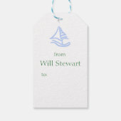 Étiquettes-cadeau Balise cadeau Sailor Bunny (Dos)