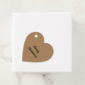 Étiquettes Cadeau Balise cadeau simple et élégante pour Noël (En situation)