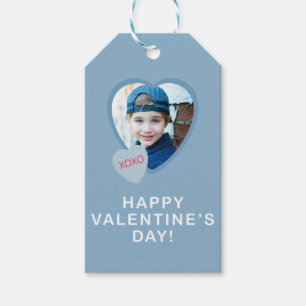 Étiquettes-cadeau Balise cadeau simple pour la Saint Valentin XOXO H