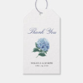 Étiquettes-cadeau Balise cadeau SINI Blue Hydrangea (Devant)