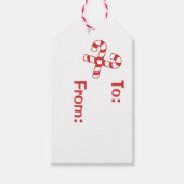 Étiquettes-cadeau Balise cadeau - Sucres de canne rouges (Devant)