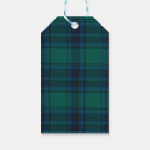 Étiquettes-cadeau Balise Cadeau Tartan (Dos)