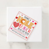 Étiquettes Cadeau Balise cadeau Valentine Bagel (En situation)