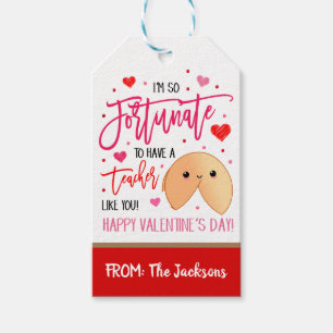 Étiquettes-cadeau Balise cadeaux de Saint-Valentin Fortune