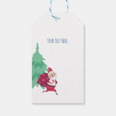 Étiquettes-cadeau Balise cadeaux du Père Noël (Dos)