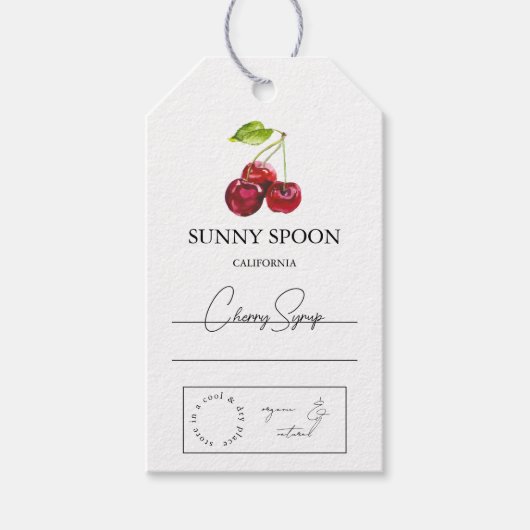 Étiquettes-cadeau Balise Cherry Hang (Devant)