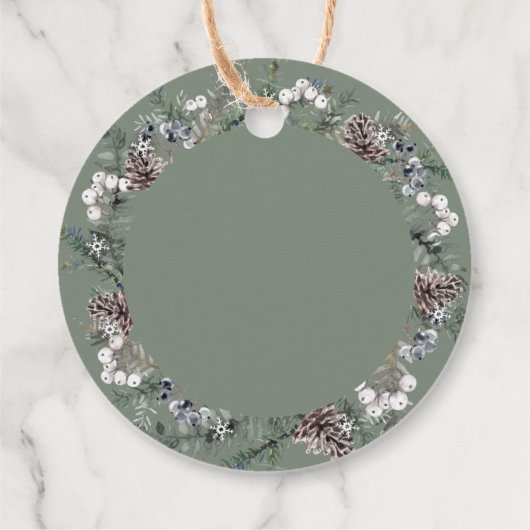 Étiquettes Cadeau Balise chocolat chaud. Bombe de cacao chaud d'hive (Dos)