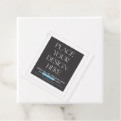 Étiquettes Cadeau Balise circulaire et Carré personnalisée (En situation)