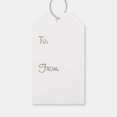 Étiquettes-cadeau Balise citrouille dans Orange Gift (Dos)