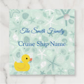 Étiquettes Cadeau Balise Croisière de canard (Dos)