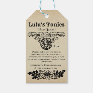 Étiquettes-cadeau Balise d'apothécaire