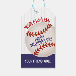 Étiquettes-cadeau Balise de baseball Valentine Card Favoriser