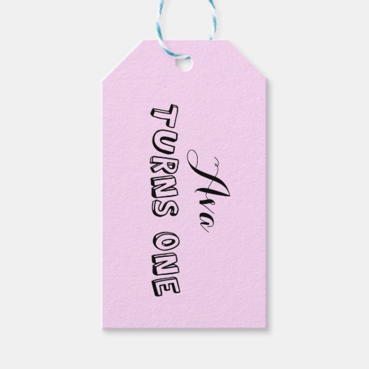 Étiquettes-cadeau Balise de cadeau d'anniversaire (Devant)