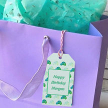 Balise de cadeau d'anniversaire personnalisée Voit