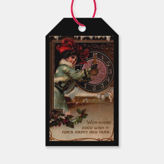 Étiquettes-cadeau Balise de cadeau de la Vintage de la Victorienne B (Devant)