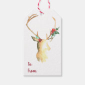 Étiquettes-cadeau Balise de cadeau de Noël Joyeux (Devant)