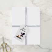 Étiquettes-cadeau Balise de cadeau Halloween Fairy With Citrouille (Avec de la ficelle)