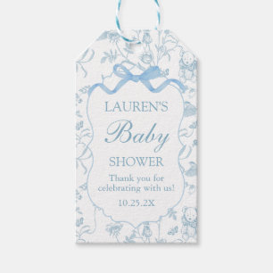 Étiquettes-cadeau Balise de cadeau pour garçon Baby shower bleu
