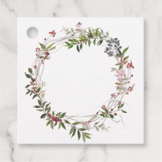 Étiquettes Cadeau Balise de cadeau pour le Berry et le Foliage