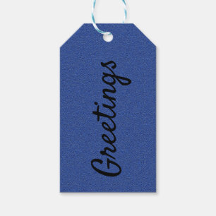 Étiquettes-cadeau Balise de cadeaux Blue Jean