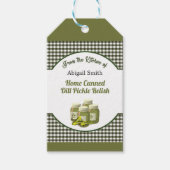 Étiquettes-cadeau Balise de cadeaux de cuisine et de collation (Devant)