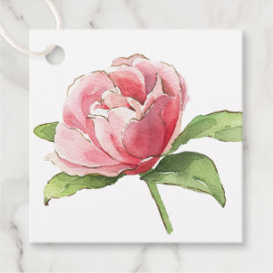 Étiquettes Cadeau Balise de chaîne Rose couleur rose