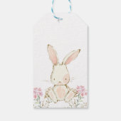 Étiquettes-cadeau Balise de faveur Bunny, Balise cadeau bunny, (Dos)