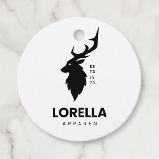 Étiquettes Cadeau Balise de faveur du cerf