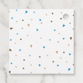 Étiquettes Cadeau Balise de faveur d'un biscuit dur premier annivers (Dos)