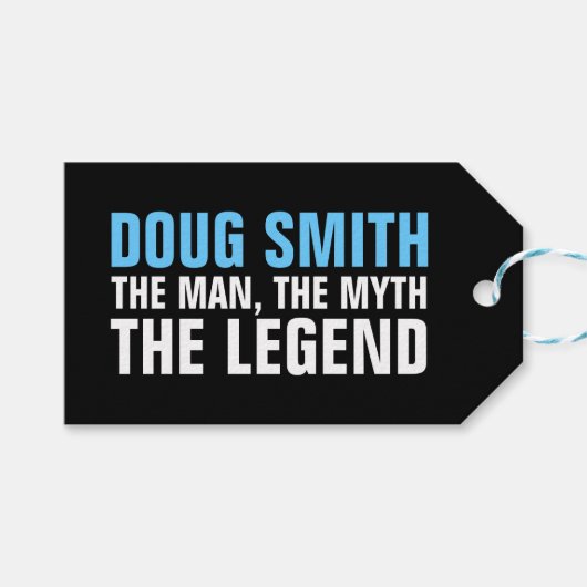 Étiquettes-cadeau Balise de fête d'anniversaire pour les hommes 30èm (Devant (Horizontal))