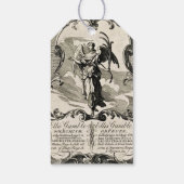 Étiquettes-cadeau Balise de journalisation de marque d'imprimantes (Dos)