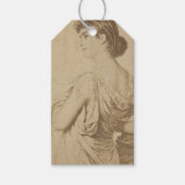 Étiquettes-cadeau Balise de journalisation de script romantique (Devant)