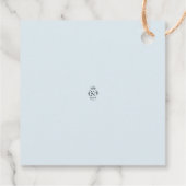 Étiquettes Cadeau Balise de Merci carré du train modifiable (Dos)