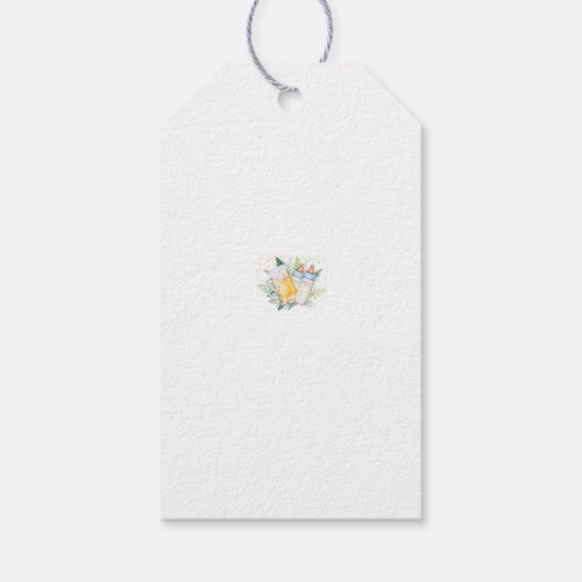 Étiquettes-cadeau Balise de Merci de Baby shower Twin Boys (Dos)