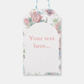 Étiquettes-cadeau Balise de Merci de belles fleurs (Dos)