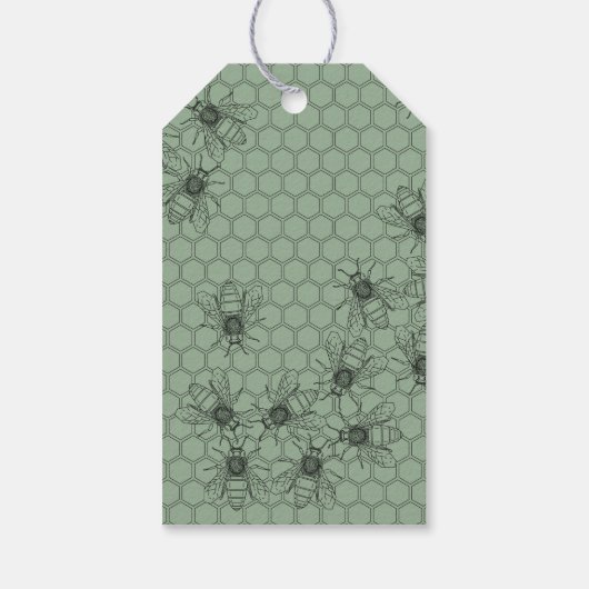 Étiquettes-cadeau Balise de Merci d'entreprise écologique personnali (Dos)