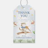 Étiquettes-cadeau Balise de Merci du Baby shower fantôme d'Halloween (Devant)