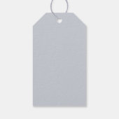 Étiquettes-cadeau Balise de Merci Dusty Blue Florals (Dos)