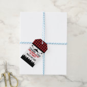 Étiquettes-cadeau Balise de Merci Favoriser du bûcheron de bison (Avec de laficelle)
