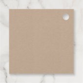 Étiquettes Cadeau Balise de préférence Baby shower Dinosaur (Dos)