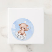 Étiquettes Cadeau Balise de préférence Baby shower simple (En situation)