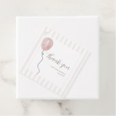 Étiquettes Cadeau Balise de préférence Carré rose Silly Goose (En situation)