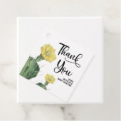 Étiquettes Cadeau Balise de préférence de Baby shower Succulente (En situation)