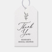 Étiquettes-cadeau Balise de préférence de Fête des mariées minimalis (Devant)