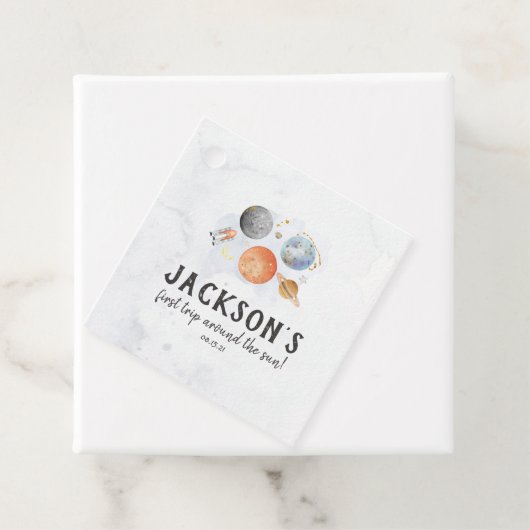 Étiquettes Cadeau Balise de préférence d'espace (En situation)