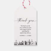 Étiquettes-cadeau Balise de préférence du Merci Mariage Austin Skyli (Devant)