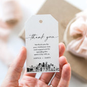 Étiquettes-cadeau Balise de préférence du Merci Mariage Dallas Skyli